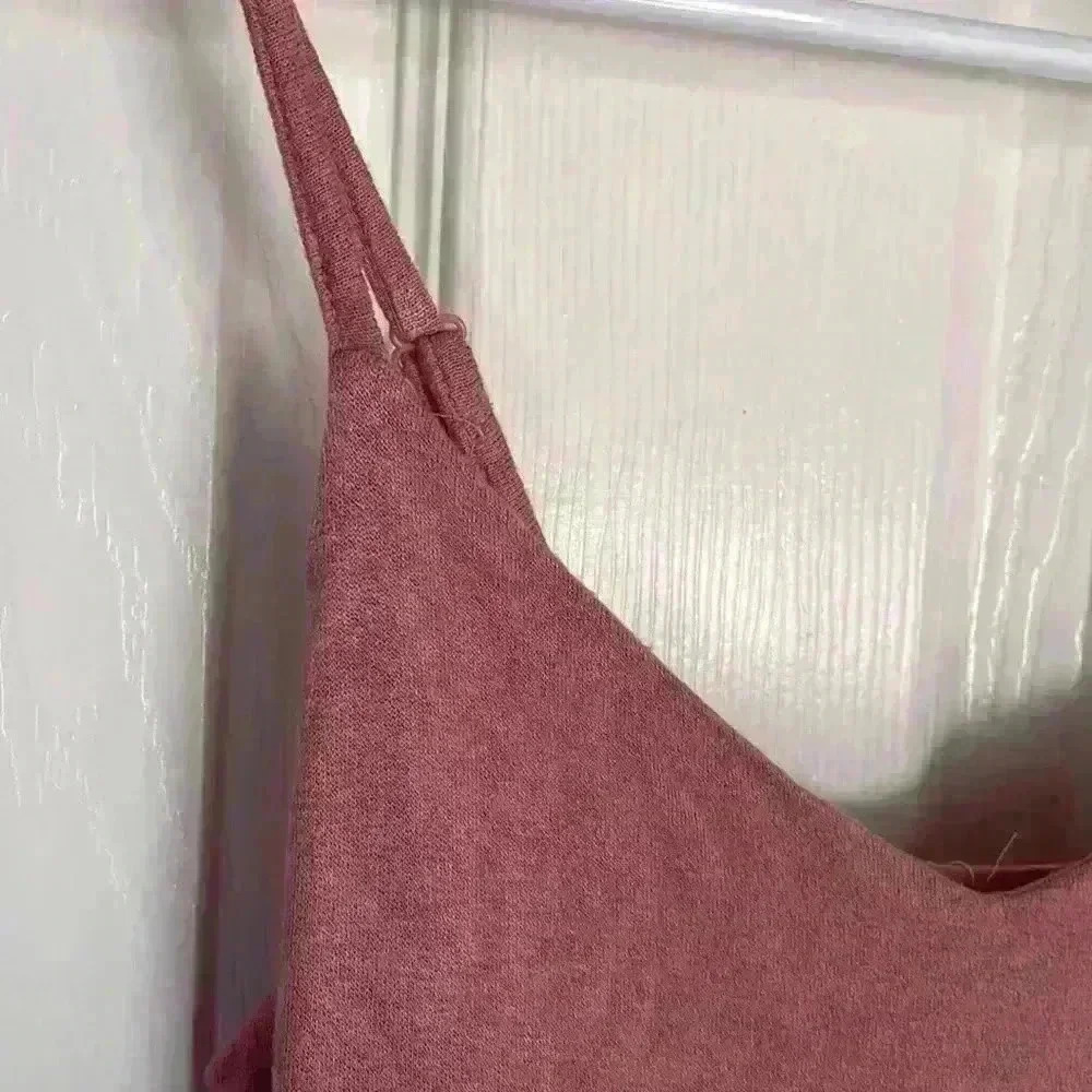 PINK ROSE Blush Tiered Slip Dress, Small - Picture 4 of 8